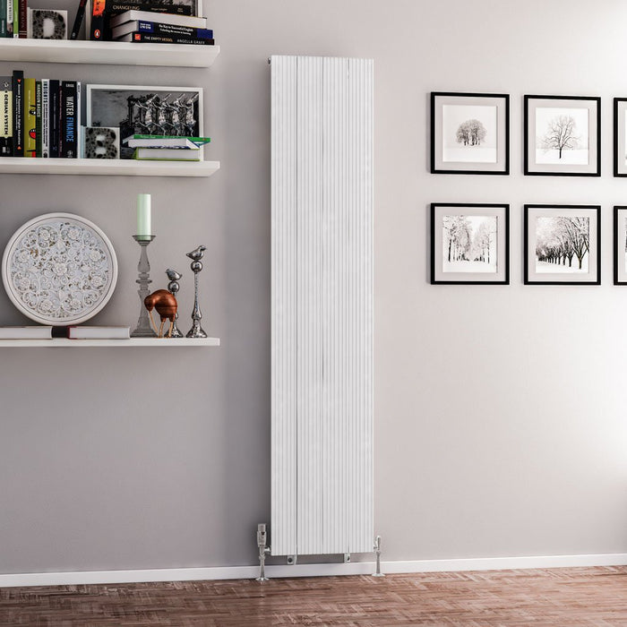 Eastbrook Mersey Aluminium Designer Radiator Matt White