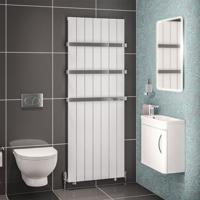 Eastbrook Mersey Aluminium Designer Radiator Matt White
