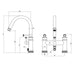 Eastbrook Newlyn Deck Mounted Bath Shower Mixer Tap