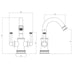 Eastbrook Newlyn Mono Basin Mixer Tap With Waste - Chrome