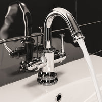 Eastbrook Newlyn Mono Basin Mixer Tap With Waste - Chrome