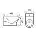 Eastbrook Northall High Level Back To Wall Toilet With Soft
