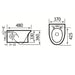 Eastbrook Northall Wall Hung Toilet With Soft Close Seat