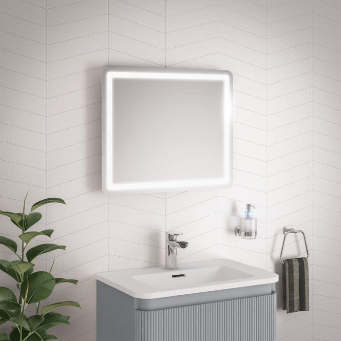 Eastbrook Novara Illuminated Mirror - Chrome/White