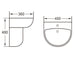 Eastbrook Osterley Basin With Full Pedestal - 1 TH - White