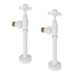 Eastbrook Pair Of Traditional Radiator Valves And Tails
