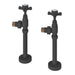 Eastbrook Pair Of Traditional Radiator Valves And Tails
