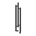 Eastbrook Portchester Designer Radiator - Matt Black