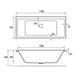 Eastbrook Portland Double Ended Bath - No TH - White