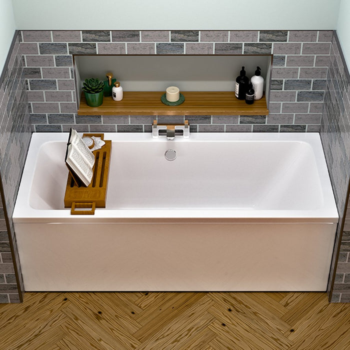 Eastbrook Portland Double Ended Bath - No TH - White