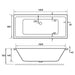 Eastbrook Portland Double Ended Bath - No TH - White