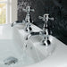 Eastbrook Portobello Basin Pillar Taps - Chrome - Basin