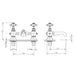 Eastbrook Portobello Bath Filler Tap - Chrome - Bath Filler