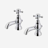Eastbrook Portobello Bath Pillar Taps - Chrome - Bath