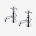 Eastbrook Portobello Bath Pillar Taps - Chrome - Bath