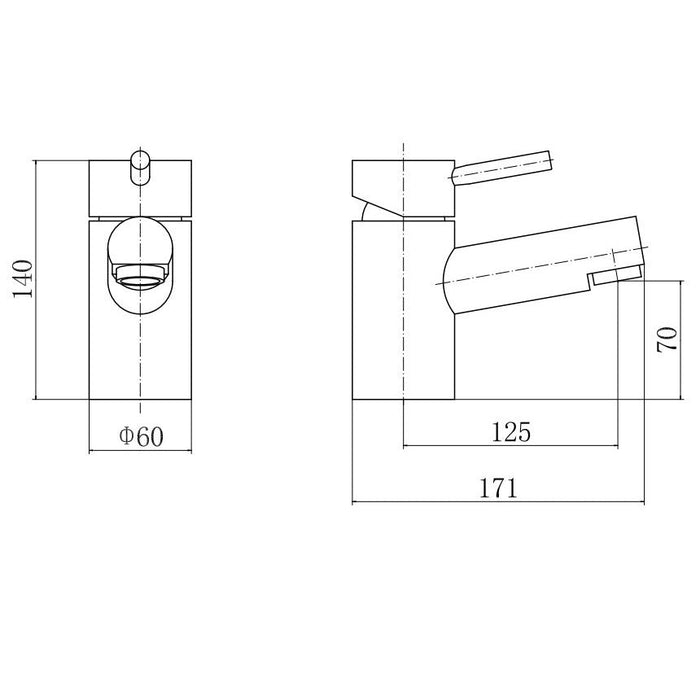 Eastbrook Prado 500 Deck Mounted Bath Filler Tap - Chrome