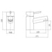 Eastbrook Prado 500 Deck Mounted Bath Filler Tap - Chrome