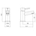 Eastbrook Prado 500 Mono Basin Mixer Tap With Waste