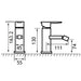 Eastbrook Prado 550 Mono Bidet Mixer Tap With Click Waste