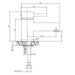 Eastbrook Prado 580 Hi Flow Mono Bath Filler Tap - Chrome