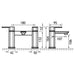 Eastbrook Prado 650 Bath Filler Tap - Chrome - Bath Filler