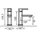 Eastbrook Prado 650 Mono Basin Mixer Tap With Click Waste