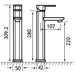 Eastbrook Prado 650 Mono Tall Basin Mixer Tap - Chrome