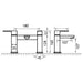 Eastbrook Prado 700 Bath Filler Tap - Chrome - Bath Filler