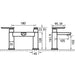 Eastbrook Prado 800 Bath Filler Tap - Chrome - Bath Filler