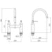 Eastbrook Prado Bath Filler Tap - Chrome - Bath Filler Taps