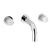 Eastbrook Prado Cylinder 3 Hole Wall Mounted Basin Mixer