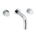 Eastbrook Prado Cylinder 3 Hole Wall Mounted Bath Filler