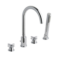Eastbrook Prado Star 4 Hole Deck Mounted Bath Shower Mixer