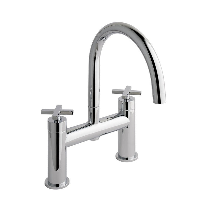 Eastbrook Prado Star Bath Filler Tap - Chrome - Bath Filler