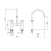 Eastbrook Prado Star Bath Filler Tap - Chrome - Bath Filler