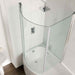 Eastbrook Prado Type 1-2 C Shape Shower Bath Screen - 6mm