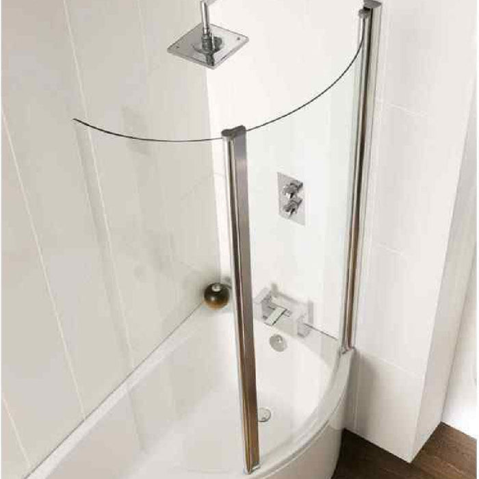Eastbrook Prado Type 2-1 Folding Door Bath Screen - 1574mm