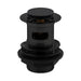 Eastbrook Push Button Basin Waste - Matt Black - Basin