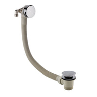 Eastbrook Push Button Overflow Bath Filler - Chrome