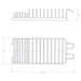 Eastbrook Rectangular Shower Basket - 265mm Wide - Chrome