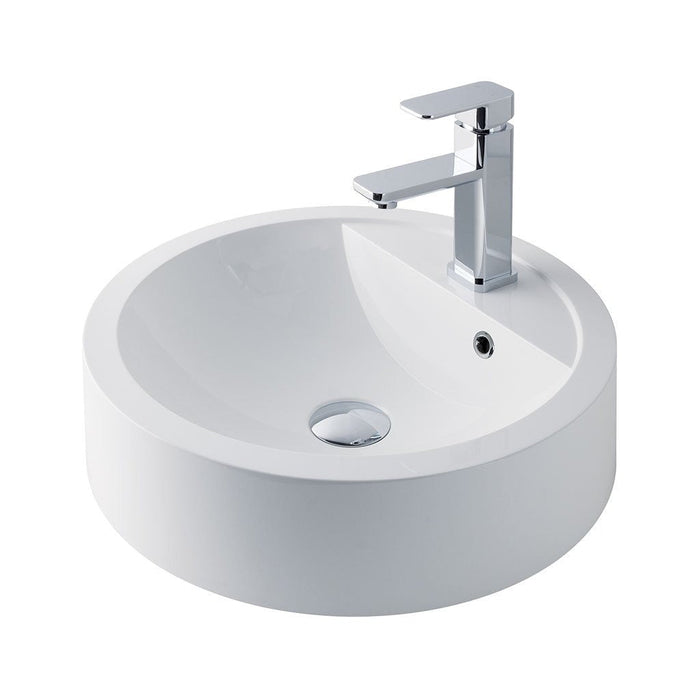 Eastbrook Renata Sit On Countertop Basin - 400mm Wide - 1