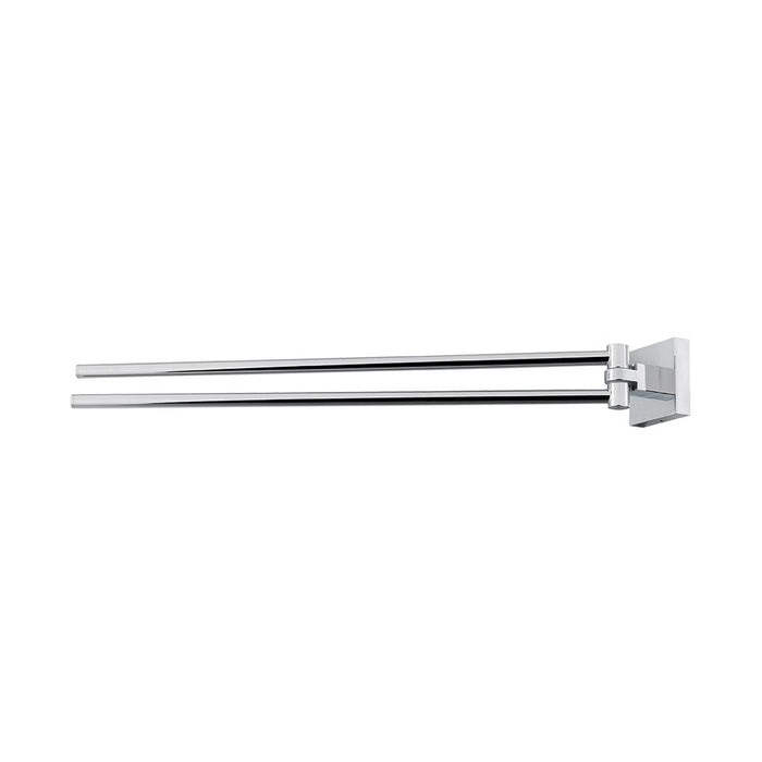 Eastbrook Rimini Double Split Towel Rail - Chrome - Towel