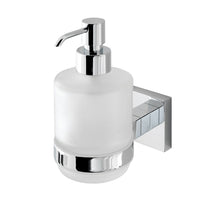 Eastbrook Rimini Glass Soap Dispenser - Chrome - Soap