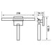 Eastbrook Rimini Wiper - Chrome - Toilet Accessories
