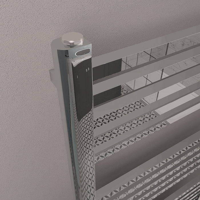 Eastbrook Rion Straight Heated Towel Rail Chrome - Heated