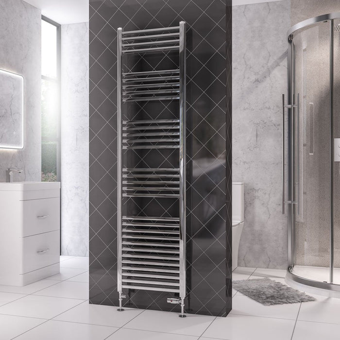 Eastbrook Rion Straight Heated Towel Rail Chrome - Heated