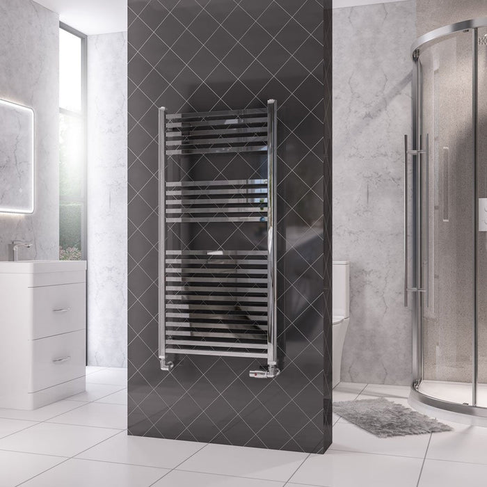 Eastbrook Rion Straight Heated Towel Rail Chrome - Heated