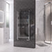 Eastbrook Rion Straight Heated Towel Rail Chrome - Heated