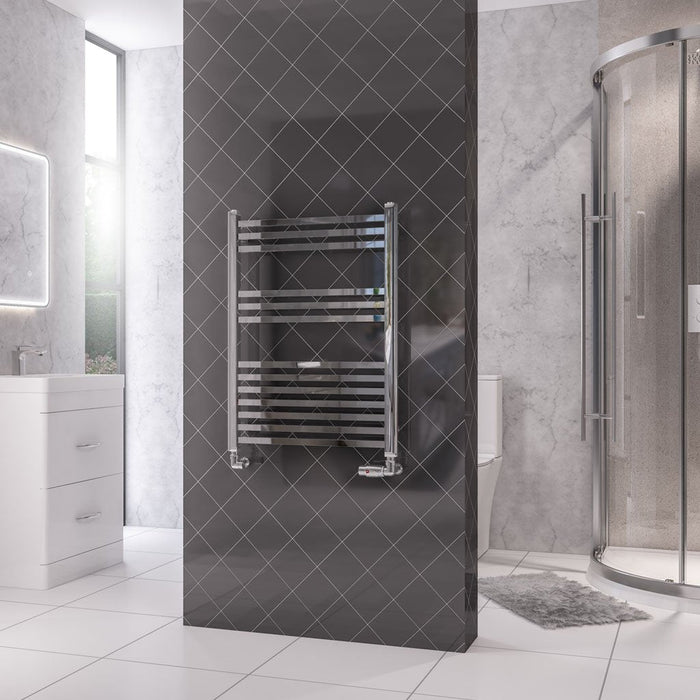 Eastbrook Rion Straight Heated Towel Rail Chrome - Heated