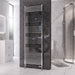 Eastbrook Rion Straight Heated Towel Rail Chrome - Heated